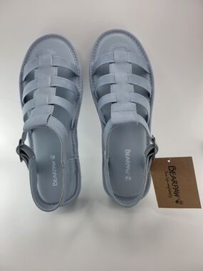 BEARPAW Light Blue Strappy Sandals
